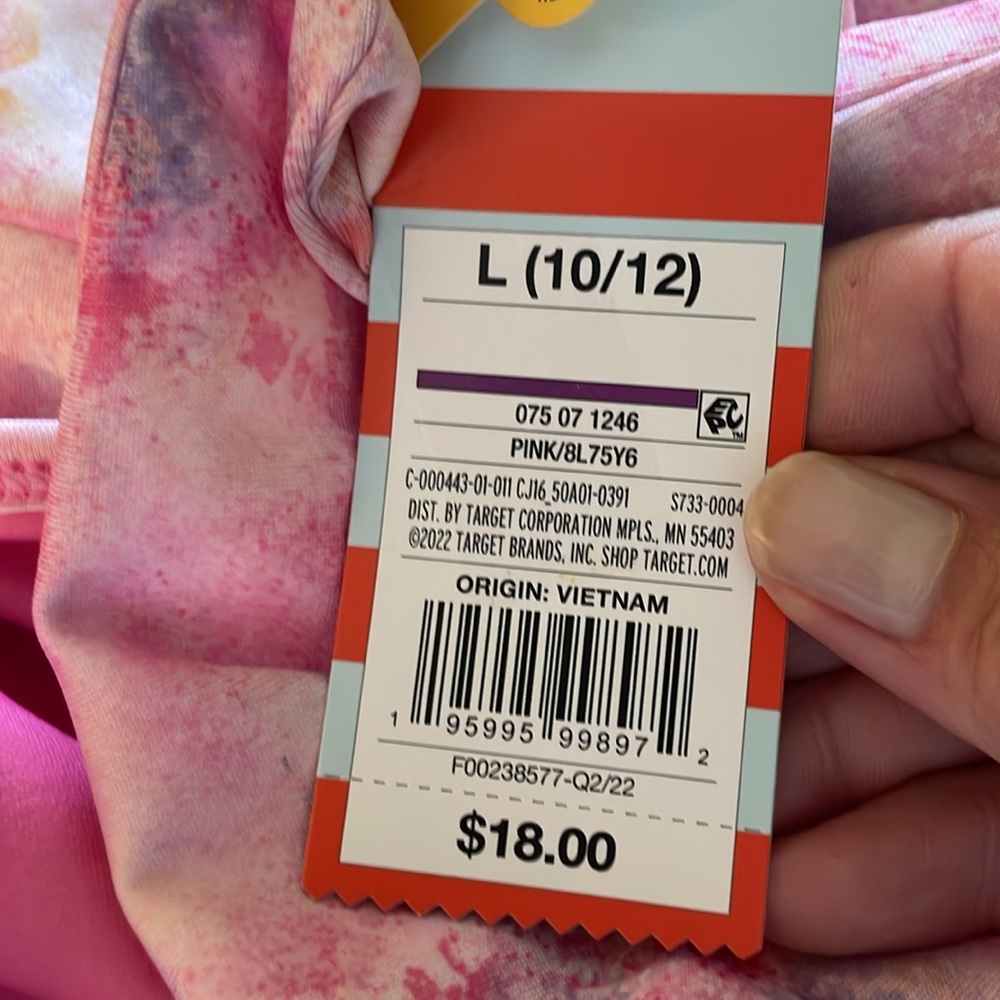 Cat & Jack Tie Dye Leotard - Size L (10/12) - Picture 8 of 8